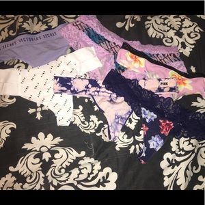 Pink Victoria Secret and VS panty bundle